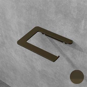 Alufit - Toiletrulleholder 01 - bronze - (højre)
